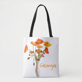 Vase de Poppies Tote Bag