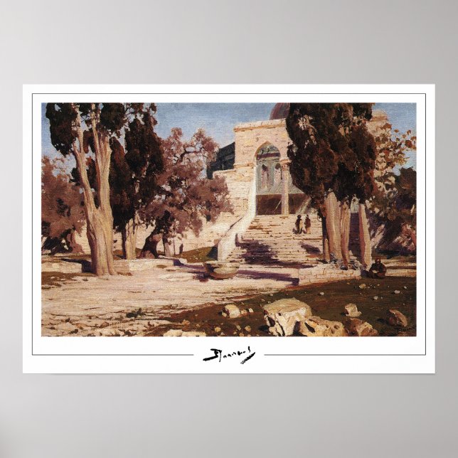 Vasily Polenov Poster de Arte Zedign #152 (Frente)