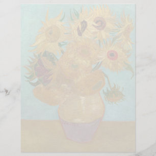 Vaso com os 12 girassóis por Vincent van Gogh