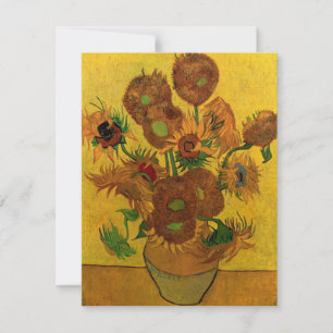 Vaso de Natureza-Morta com 15 Girassóis Vincent va