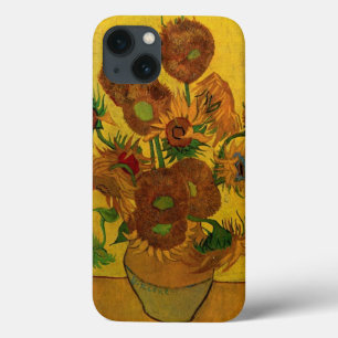 Vaso de Vida Contínua com 15 Girassóis Vincent van