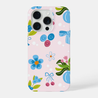Vaso Floral Fofo Padrão Sem Costura