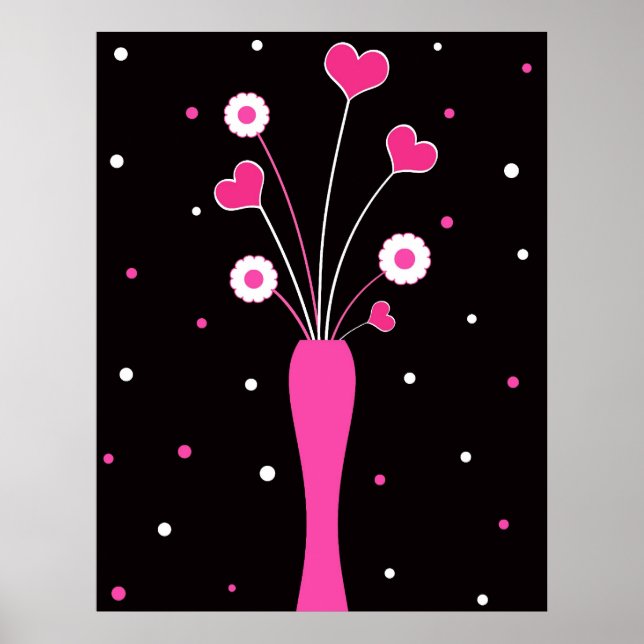 Vaso rosa - Poster (Frente)