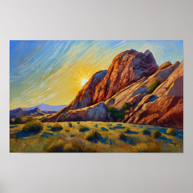 Vasquez Rocks - Poster (Frente)