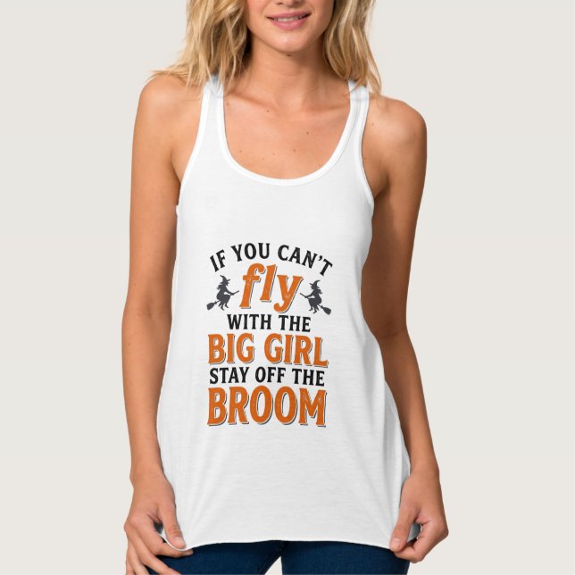 Vassoura de Bruxa Engraçada Camisa de Halloween pa (Frente)