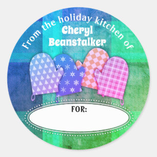 Vassouras de Natal da cozinha do adesivo