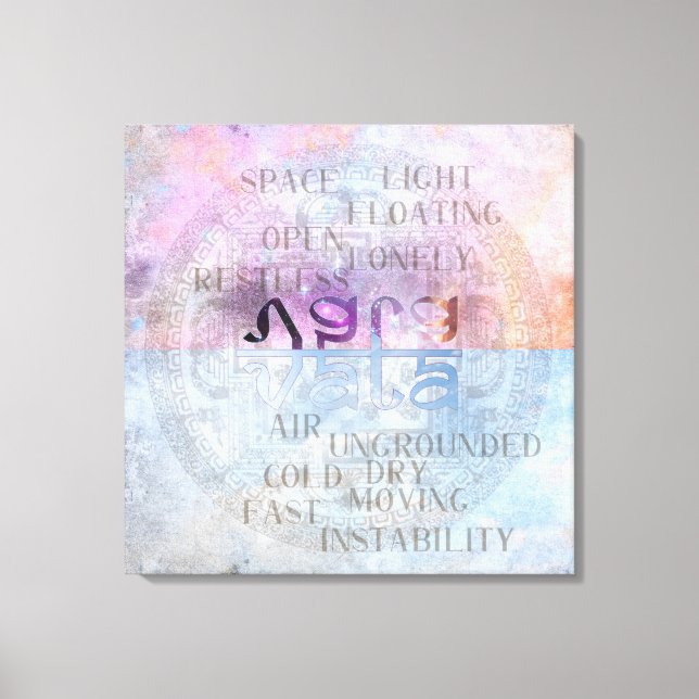VATA DOSHA - Canvas (Frente)