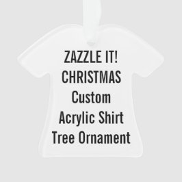 Vazio acrílico feito sob encomenda do ornamento da