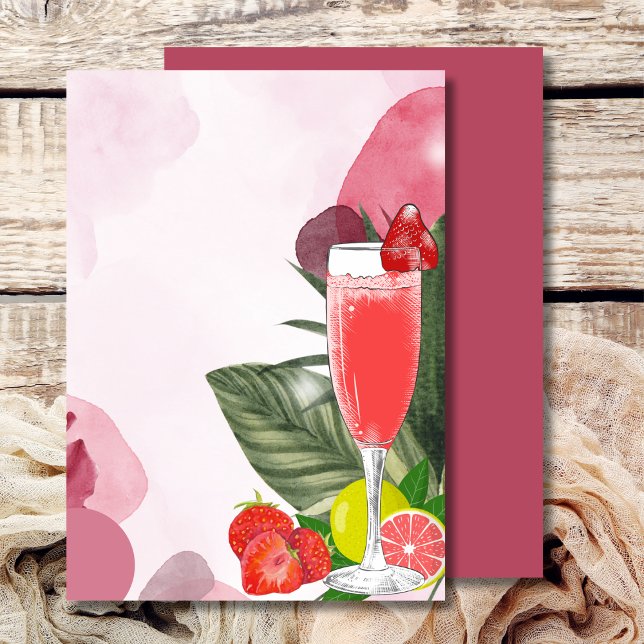 Vazio Adicione Seu Próprio Convite Brunch Mimosa (Criador carregado)