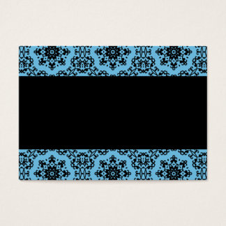 Vazio azul e preto-damasco Elegante