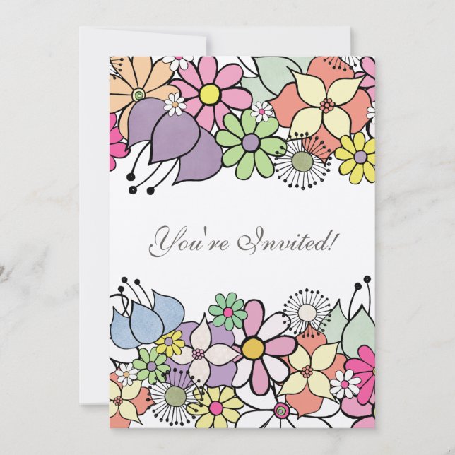 vazio Brilhante 5x7 Preencher no Convite (Frente)