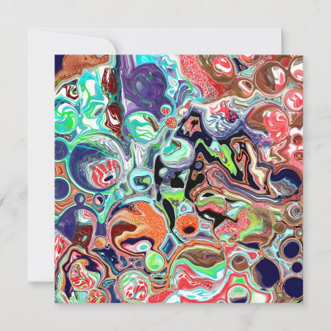 Vazio de Arte Fluida Abstrato (Frente)