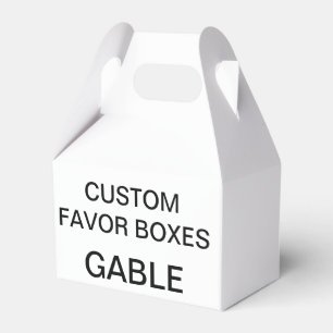 Vazio de caixas personalizado costume do favor do