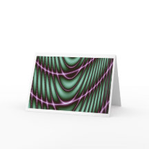 Vazio de Cartão de Saudação Fractal