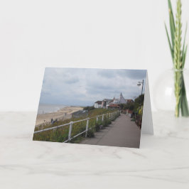 Vazio de cartão de saudação para sul