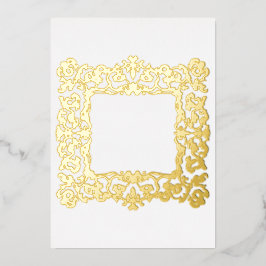 Vazio de quadros barroco Ouro ornamentado