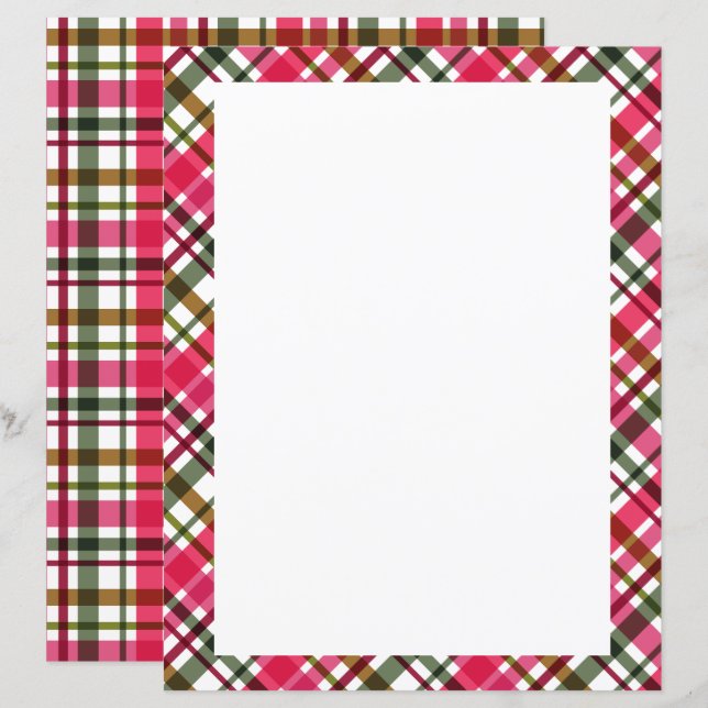 Vazio de Xadrez das Cores de Natal (Frente/Verso)