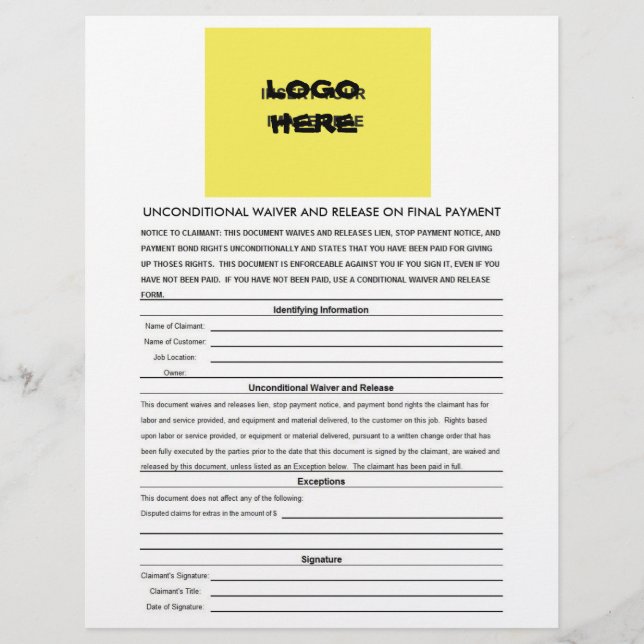 Vazio - Dispensa Incondicional e Versão Final (Frente)