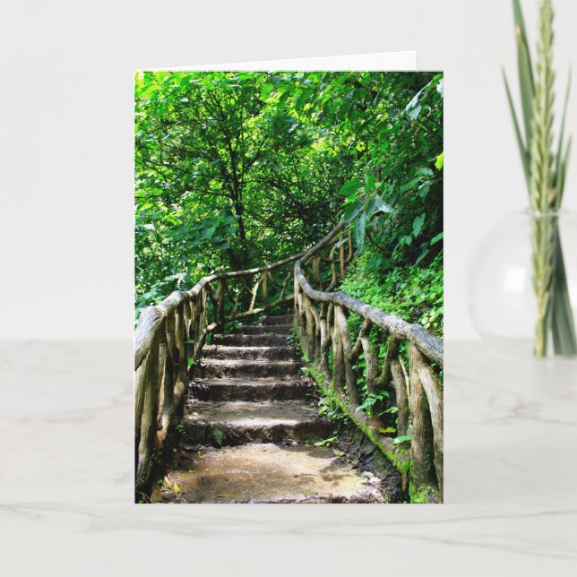 Vazio do cartão de cumprimento para dentro (Frente)