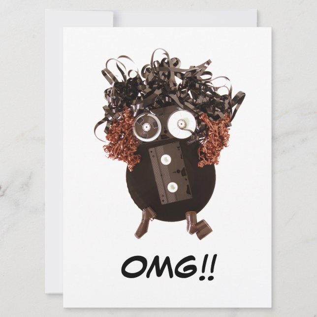 Vazio Fofo Legal Divertido Nossa Que Legal Mídia A (Frente)