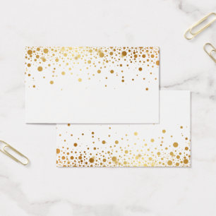 Vazio Horizontal de Pontos de Confetti de Folha Ou