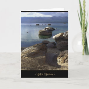 Vazio Lake Tahoe Nota ou Cartão de Saudação