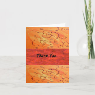 Vazio Obrigado Cartão de Nota