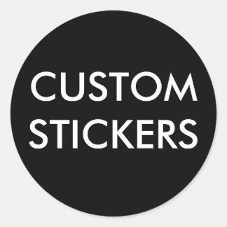 Vazio personalizado de adesivos redondos personali