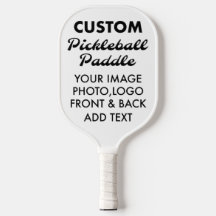 Vazio PICKLEBALL personalizado, BRANCO