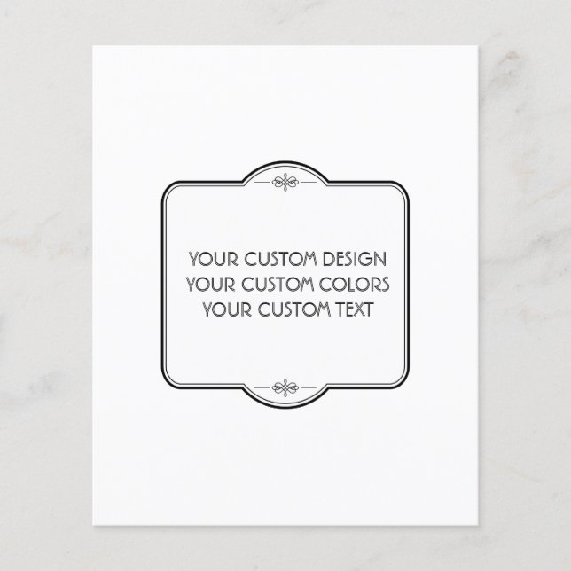 VAZIO seu Design aqui - Folha de papel (Frente)