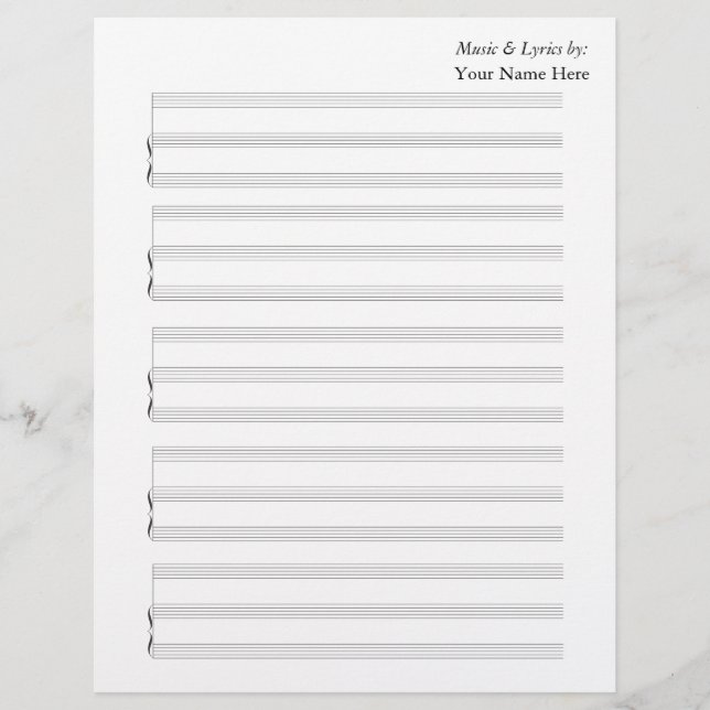 Vazio Sheet Music for Piano and Voice (Frente)