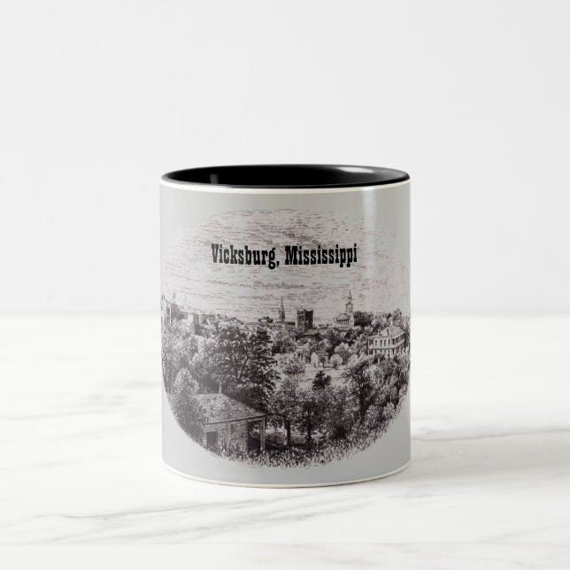 Vcksburg, caneca de Mississippi (Centro)