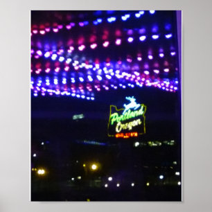 Veado branco de Portland - poster