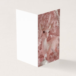 Veado de Férias Rosa-Fada Decorativo