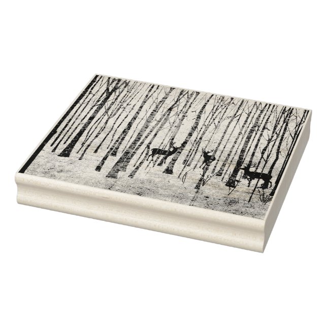 Veado no Carimbo de Borracha do Woods (Carimbo)