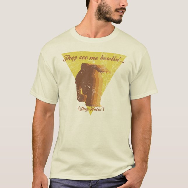 Vêem-me camisa do vintage de Bowlin (Frente)