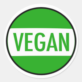 Vegan campanha autocolante