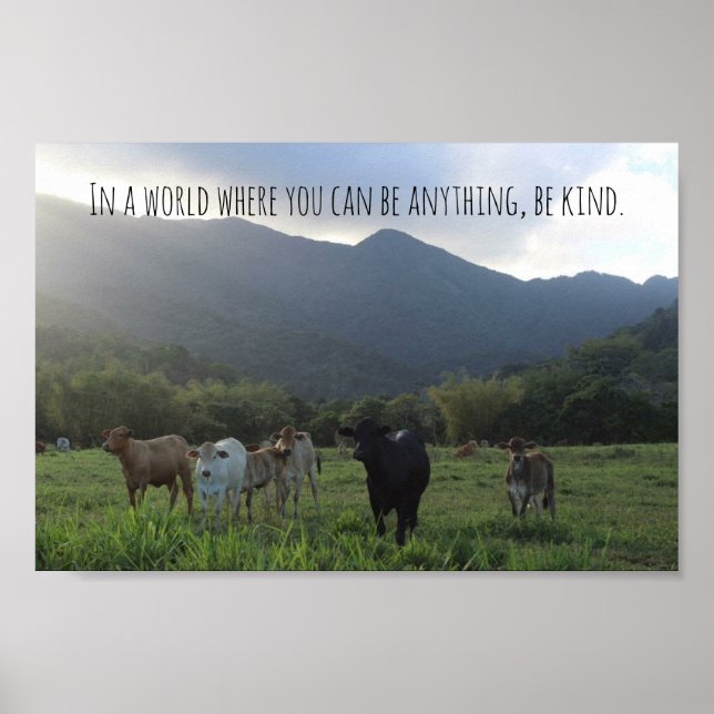 Vegan Kindness poster (Frente)