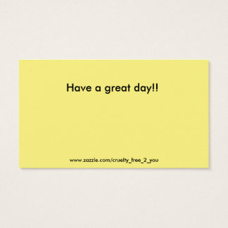 Vegan Outreach Obrigado Cartões