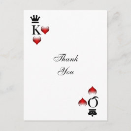 Vegas Wedding Obrigado Cartões