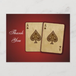 Vegas Wedding Obrigado Cartões