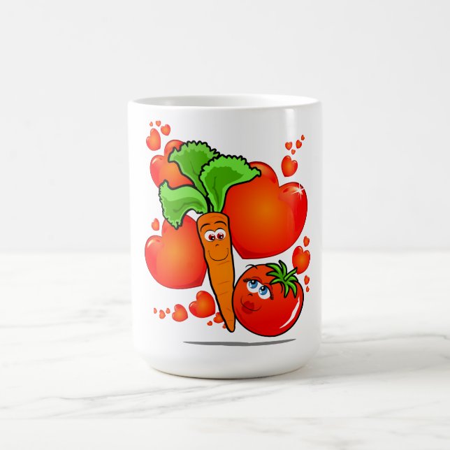 Vegetais apaixonados, caneca (Centro)
