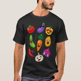 Vegetais Camisa Cute Veggie Vegan Amantes Tea _2