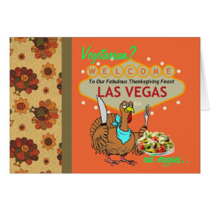 Vegetariano? coma o cartão de Las Vegas dos