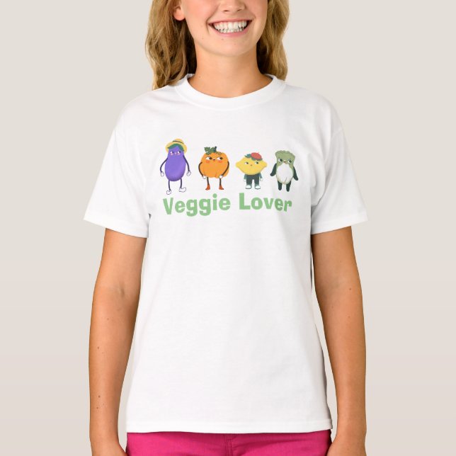Veggie Lover - Kids T-Shirt (Frente)