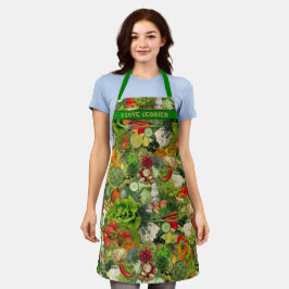 Veggies Apron com seu texto