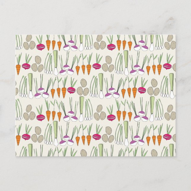 Veggies - Cartões postais horizontais (Frente)