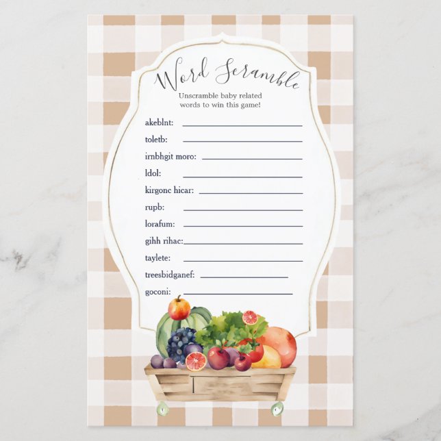 Veggies Cultivados Localmente Agricultores Jogo do (Frente)