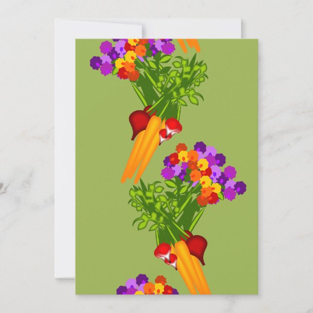 Veggies & Flowers, Convite para Clube de Jardim (Frente)