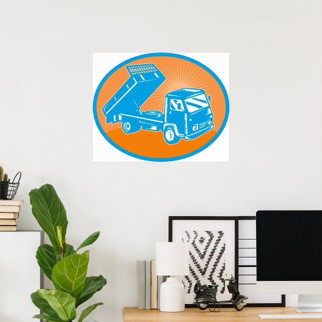 Veículo de caminhão em atrito Poster (Criador carregado)